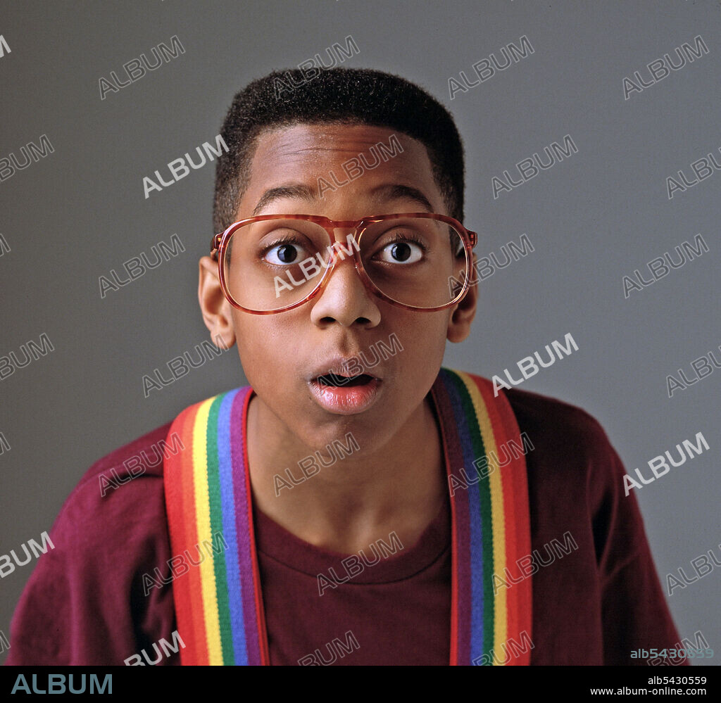 JALEEL WHITE in FAMILY MATTERS, 1989, directed by JOEL ZWICK. Copyright WARNER BROS. TELEVISION.