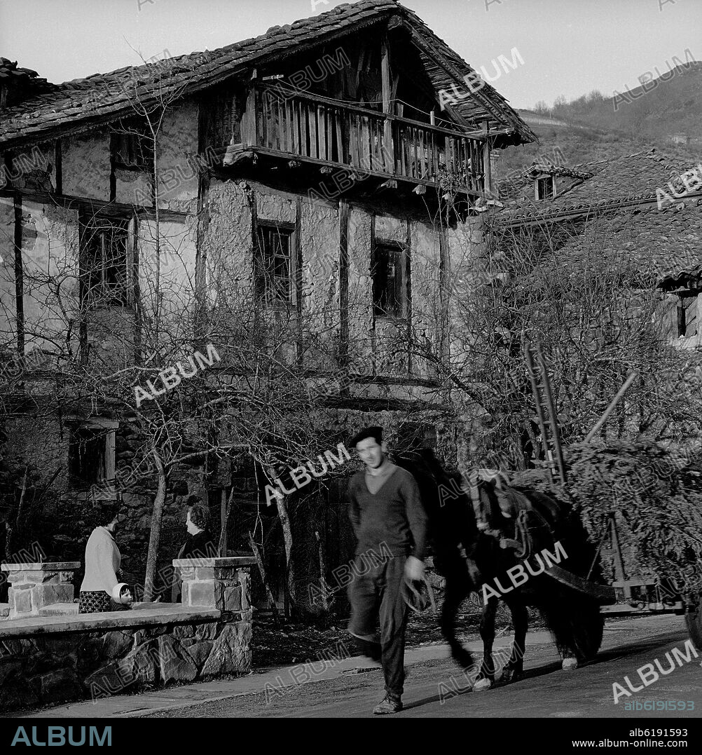 ARRIERO - FOTOGRAFIA EN BLANCO Y NEGRO - AÑOS 60.