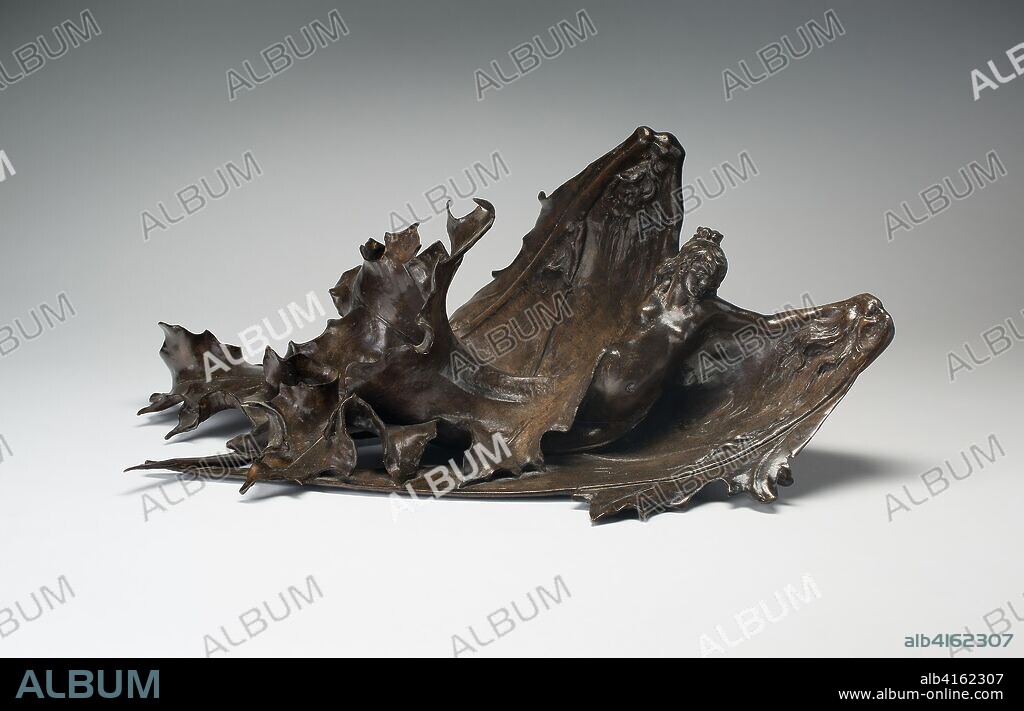 Table Centerpiece. Rinaldo Carnielo; Italian, 1853-1910; Florence, Italy. Date: 1881. Dimensions: 23.5 x 55.9 x 27.9 cm (9 1/4 x 22 x 11 in.). Bronze. Origin: Italy.