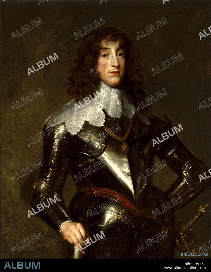 ANTHONY VAN DYCK. Charles Louis, Elector Palatine. Date/Period: 1637. Painting. Oil on canvas. Width: 83 cm. Height: 101.9 cm (without frame).