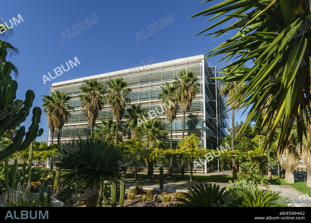 oficinas centrales del banco BMN Sa Nostra, poligono de Son Fuster, Palma,Mallorca, balearic islands, spain, europe.