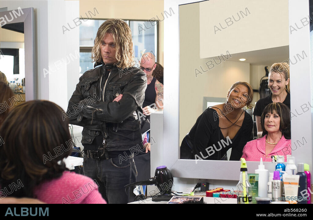 ALICIA SILVERSTONE, KEVIN BACON and QUEEN LATIFAH in BEAUTY SHOP, 2005, directed by BILLE WOODRUFF. Copyright METRO GOLDWYN MAYER / EMERSON, SAM.