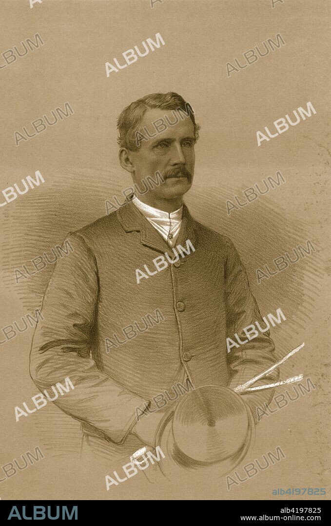 'Sir Richard George Glyn, Bart.' ,1879. Richard George Glyn, 3rd Baronet (1831-1918), Justice of the Peace and Deputy Lieutenant. From The Sporting Gazette and Agricultural Journal, 17th May 1879.