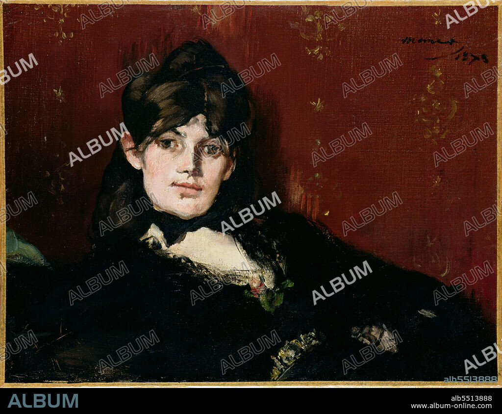 EDOUARD MANET. Portrait of Berthe Morisot.