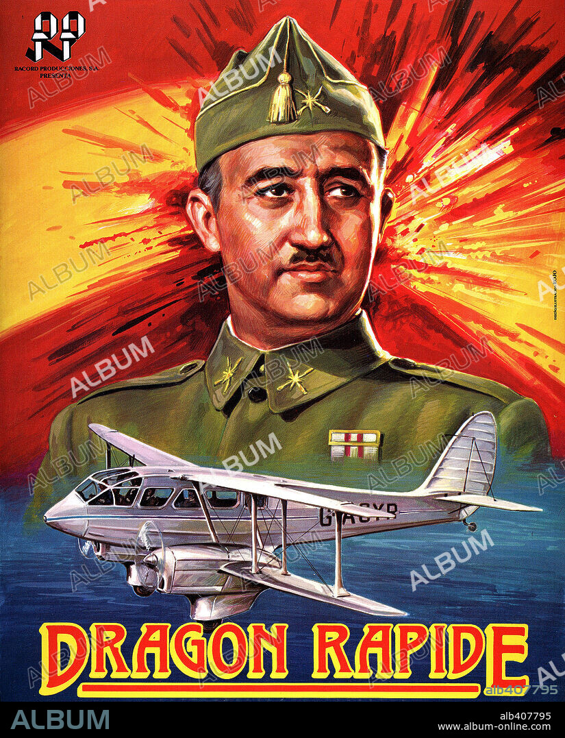Poster de DRAGON RAPIDE, 1986, dirigida por JAIME CAMINO. Copyright MULTIVIDEO.