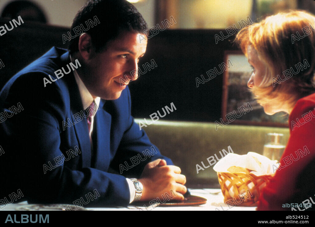 ADAM SANDLER and EMILY WATSON in PUNCH-DRUNK LOVE, 2002, directed by PAUL THOMAS ANDERSON. Copyright NEW LINE CINEMA.