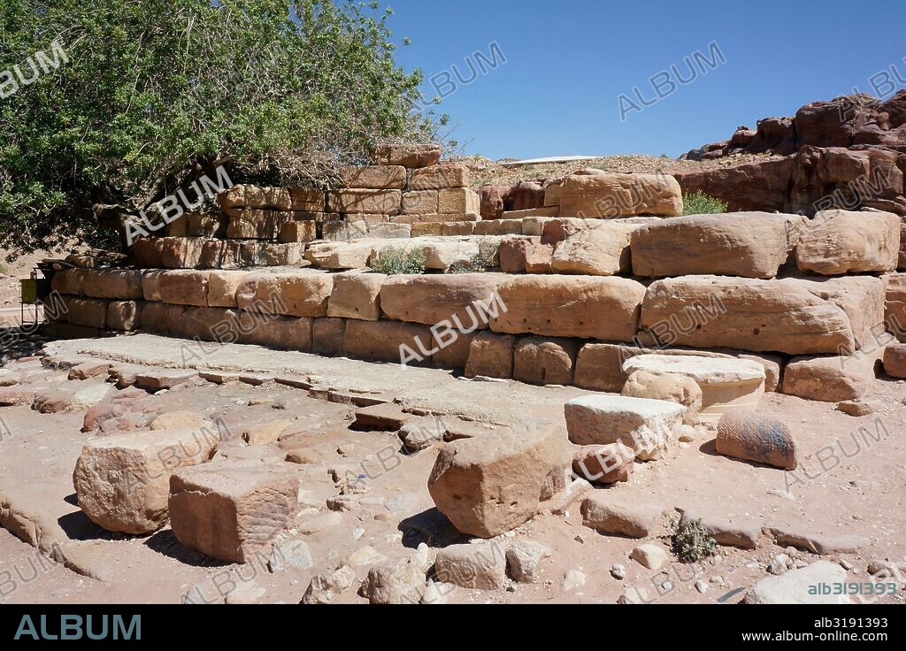 Petra. Importante enclave arqueológico en Jordania. Capital del antiguo reino Nabateo.