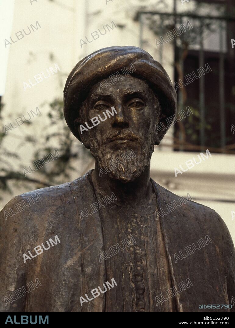 AMADEO RUIZ OLMOS (1913-1993). MONUMENT TO MAIMONIDES (1135-1204) HISPANIC-JEWISH PHILOSOPHER AND MATHEMATICIAN - 20th CENTURY.