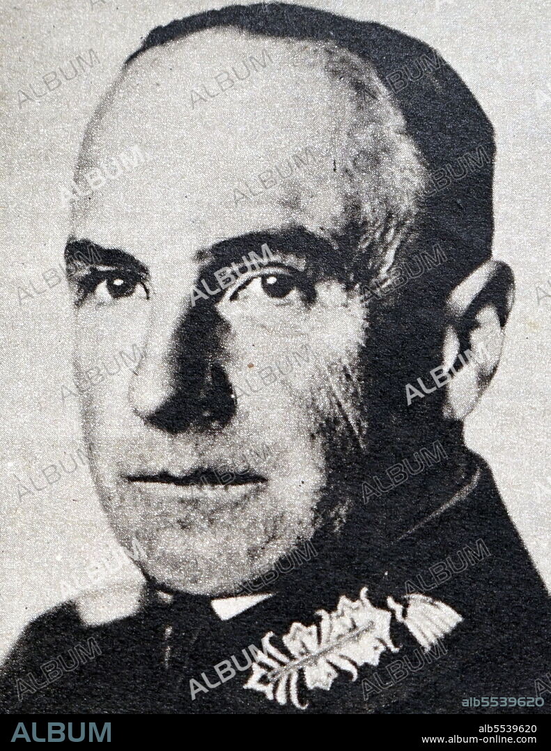 Walther Heinrich Alfred Hermann von Brauchitsch (4 October 1881 - 18 October 1948) was a German field marshal and the Commander-in-Chief (Oberbefehlshaber) of the German Army during World War II. After the 1933 Nazi seizure of power, Brauchitsch was put in charge of the East Prussian Military District. He served as Commander-in-Chief of the German Army from February 1938 to December 1941. He played a key role in the Battle of France and oversaw the German invasions of Yugoslavia and Greece. After the war, Brauchitsch was arrested on charges of war crimes, but he died of pneumonia in 1948 before he could be prosecuted.