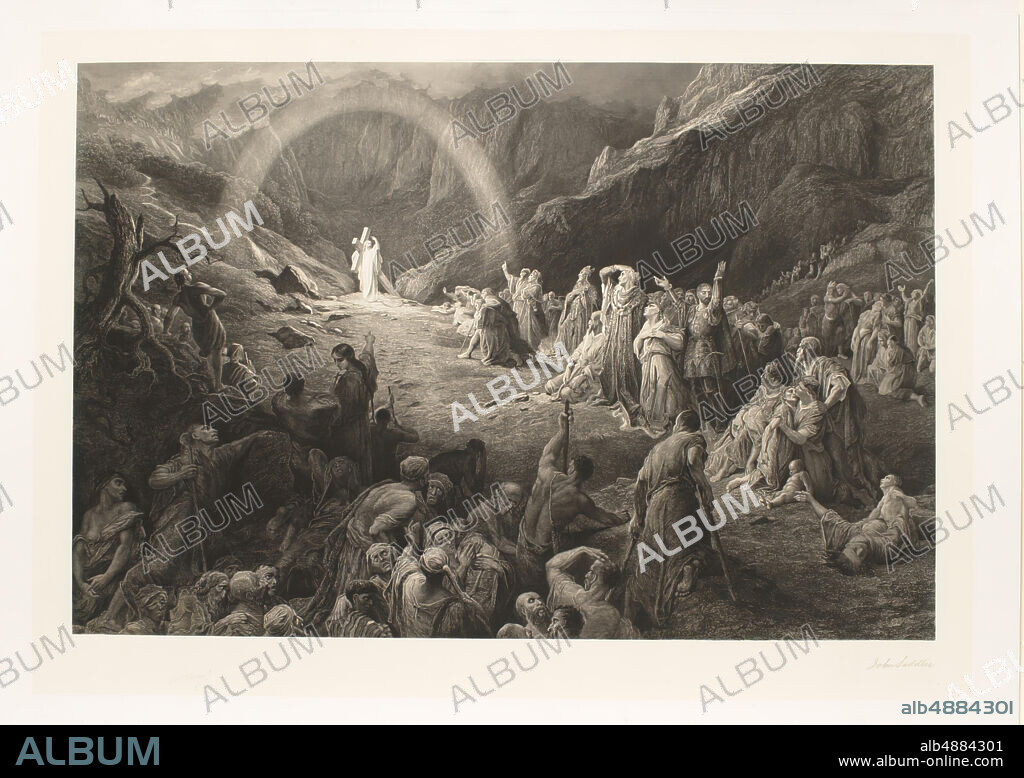 Herbert Bourne, British, c. 1820after 1885, After Gustave Doré, (French, 18321883), The Triumph of Christianity, 1890, Steel engraving on chine collé, Chine: 25 9/16 x 35 7/8 in. (65 x 91.1 cm).