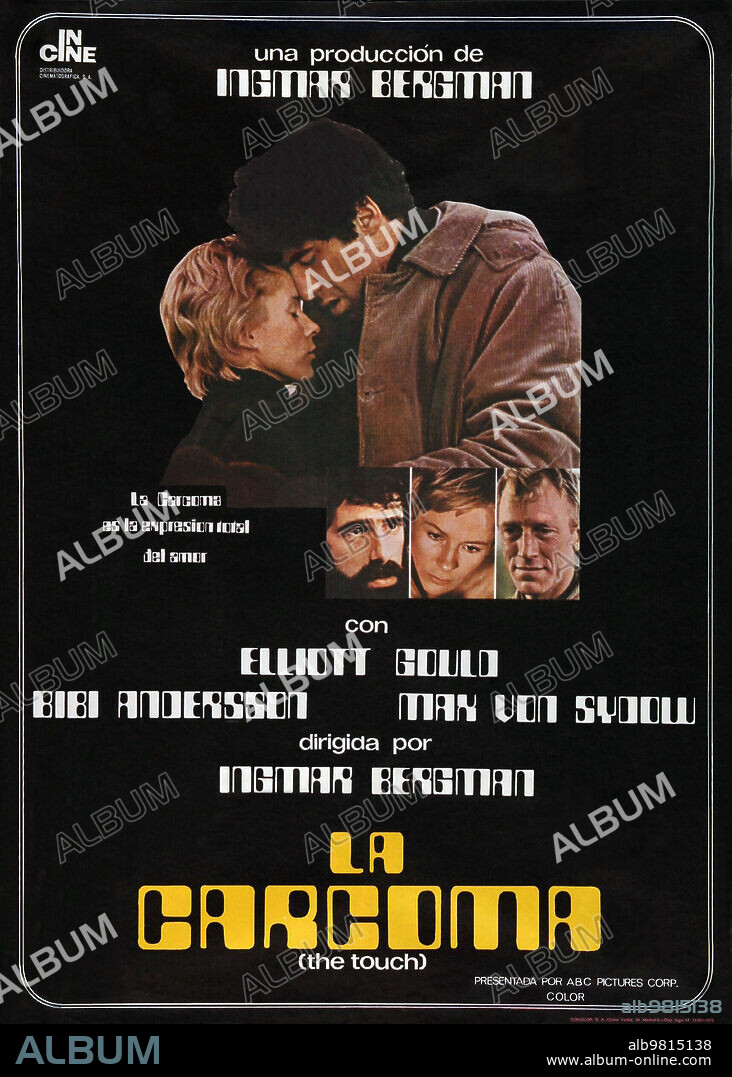 Poster de LA CARCOMA, 1971 (BERORINGEN), dirigida por INGMAR BERGMAN. Copyright 20TH CENTURY FOX.