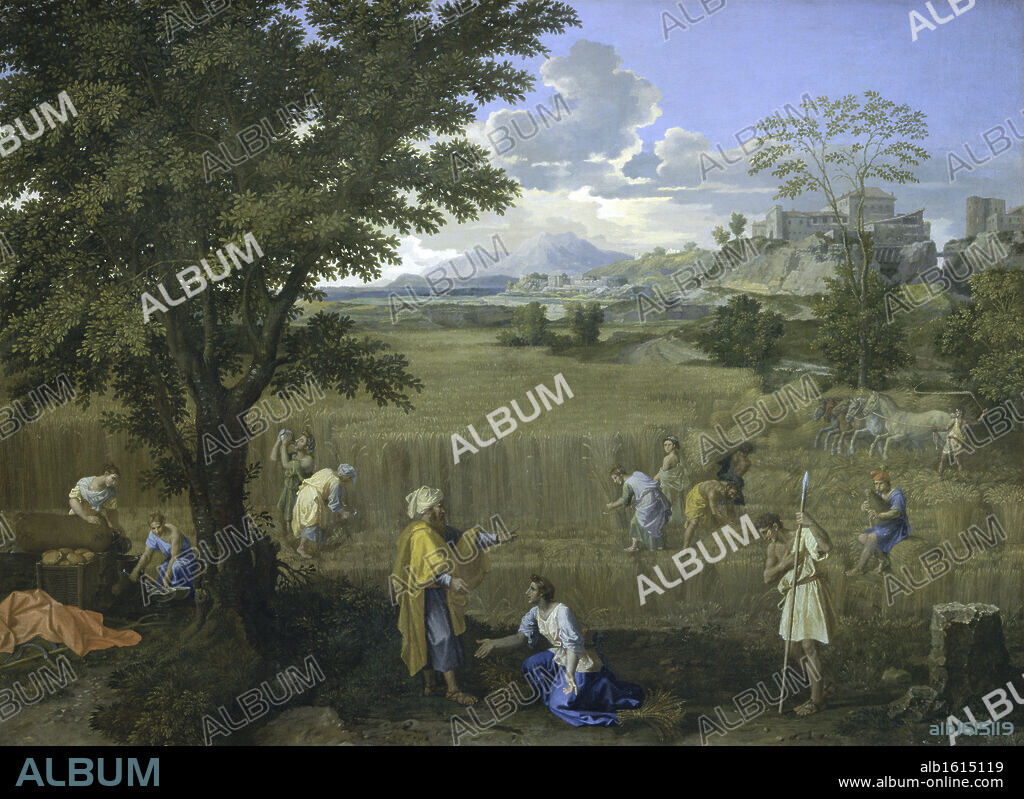 Summer, or Ruth and Boaz   c. 1660   Nicolas Poussin (1594-1665/French)   Musee du Louvre, Paris.