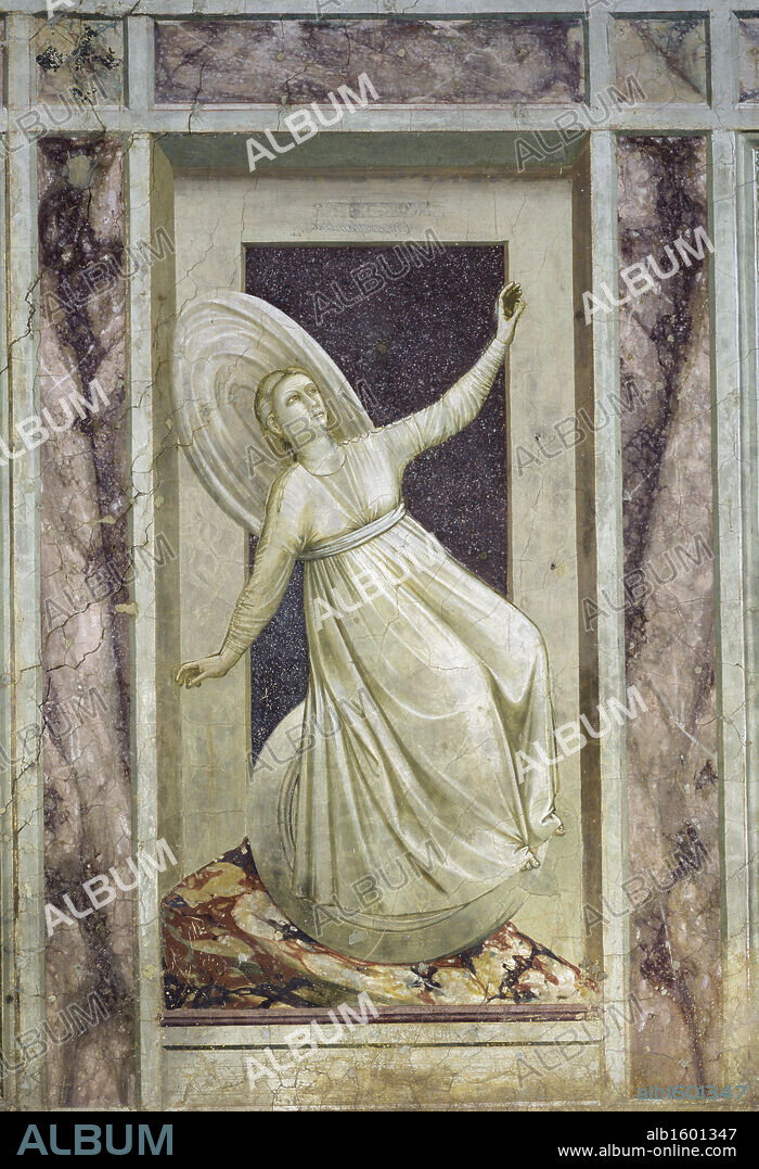 Fickleness  Giotto di Bondone (ca. 1266-1337/Italian)  Fresco   Arena Chapel, Cappella degli Scrovegni, Padua, Italy.