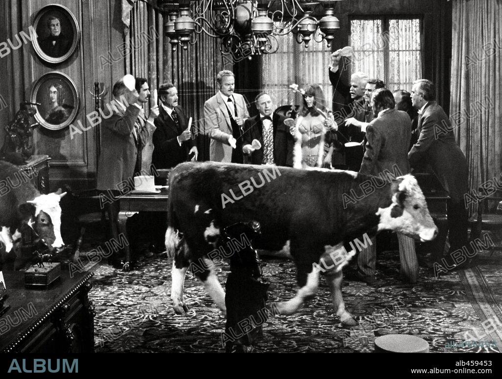 MEL BROOKS en SILLAS DE MONTAR CALIENTES, 1974 (BLAZING SADDLES), dirigida por MEL BROOKS. Copyright WARNER BROTHERS.