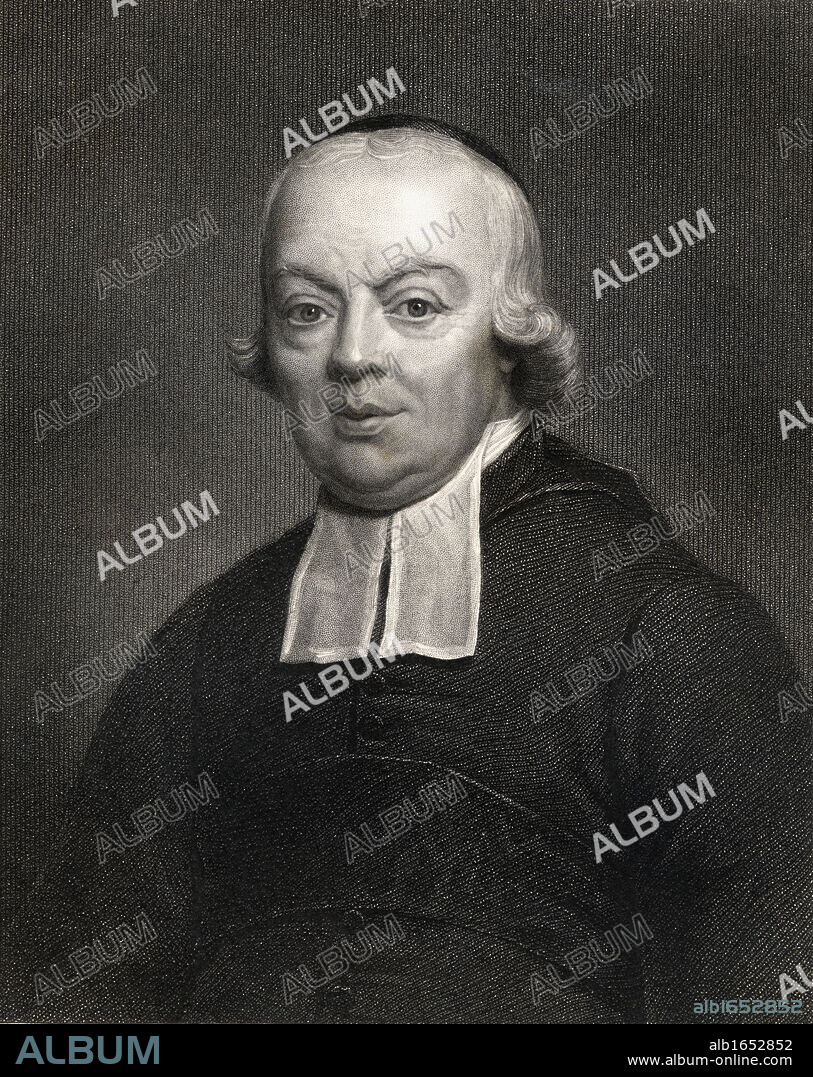Charles Michel De L'Epee.1712-1789, Abbe De L'Epee. A philanthropic priest and inventor of the sign alphabet for the instruction of the deaf and dumb. From the book 'Gallery of Portraits' published London 1833.