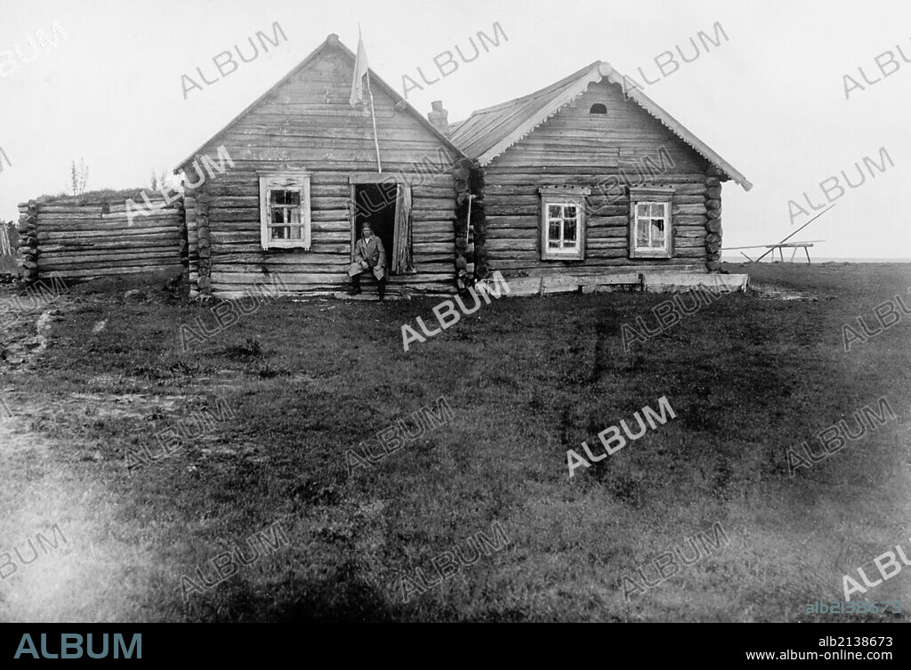 The house in the village of kurejka (1939) in the turukhansk district of the krasnoyarsk territory, where joseph stalin lived during the years of his exile by the tsarist government 1913-1917.