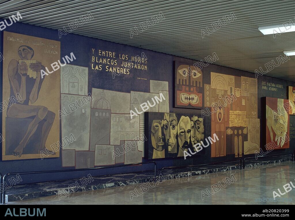 OSWALDO GUAYASAMIN (1919-1999). MURAL.