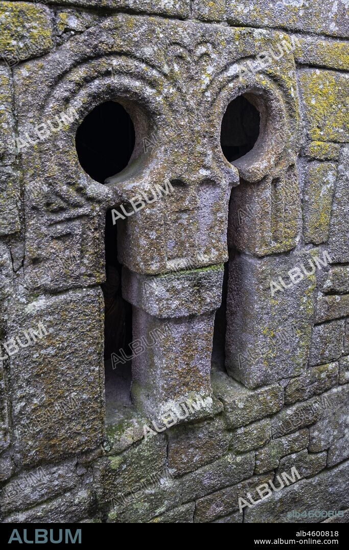 capilla de Santa Eufemia, siglo IX, Ambía, Baños de Molgas, Ourense, Galicia, Spain.