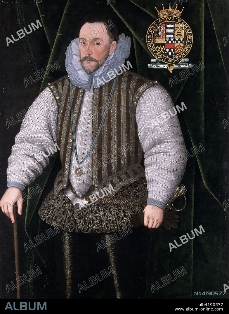 Henry Herbert, 2nd Earl of Pembroke (c.1531-1604), c1590. Herbert was probably the richest and most powerful man in late sixteenth-century Wales. He was a courtier, and his dress and pose reflect his aristocratic status. He was appointed Lord President of the Council of Wales in 1586. He was himself a cultured patron who devoted much energy to the restoration of Cardiff Castle.