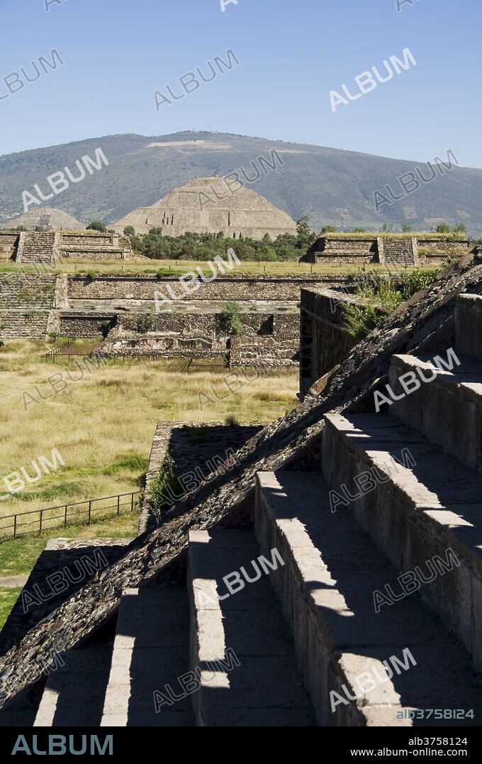 The Citadel, Teotihuacan, UNESCO World Heritage Site, north of Mexico City, Mexico, North America.