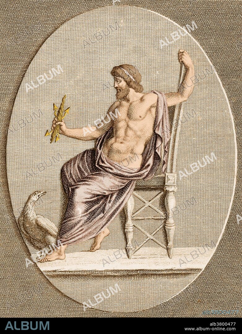 In ancient Roman religion and myth, Jupiter or Jove is the king of the gods and the god of sky and thunder. Jupiter was the chief deity of Roman state religion throughout the Republican and Imperial eras, until Christianity became the dominant religion of the Empire. He is usually thought to have originated as a sky god. His identifying implement is the thunderbolt, and his primary sacred animal is the eagle, which held precedence over other birds in the taking of auspices and became one of the most common symbols of the Roman army. The Romans regarded Jupiter as the equivalent of the Greek Zeus, and in Latin literature and Roman art, the myths and iconography of Zeus are adapted under the name Iuppiter. In Greco-Roman mythology, Jupiter was the brother of Neptune and Pluto. Each presided over one of the three realms of the universe: sky, the waters, and the underworld.