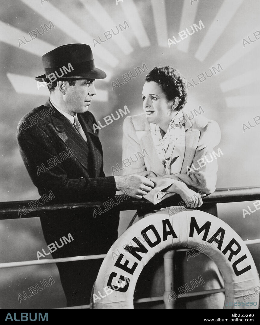 HUMPHREY BOGART and MARY ASTOR in ACROSS THE PACIFIC, 1942, directed by JOHN HUSTON. Copyright WARNER BROTHERS.