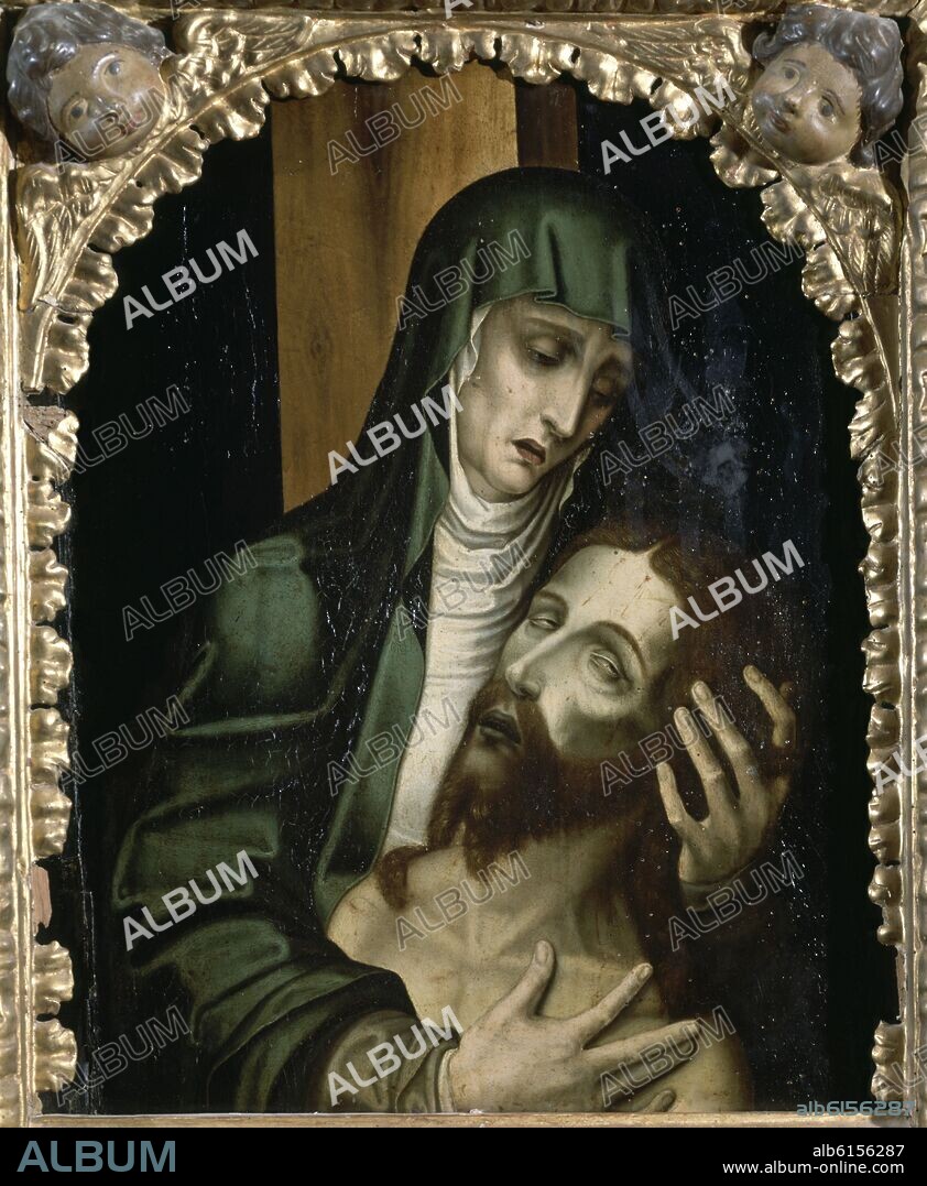 LUIS DE MORALES 1510/1586 EL DIVINO MORALES. LA PIEDAD - SIGLO XVI - MANIERISMO ESPAÑOL.