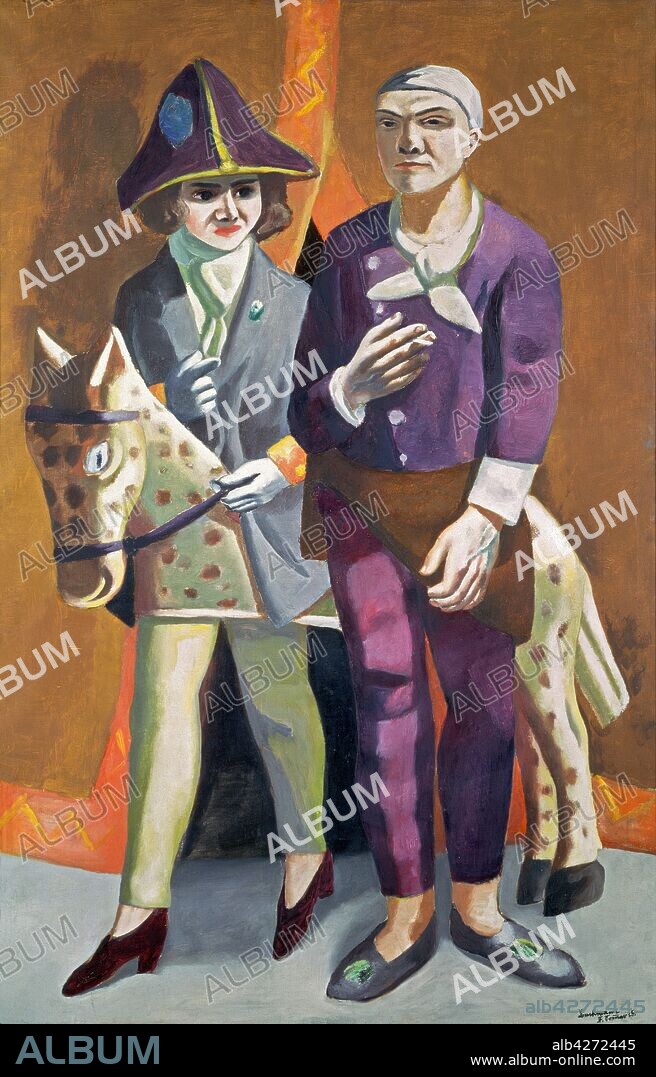 Double portrait, Carnival (Max Beckmann and Quappi).