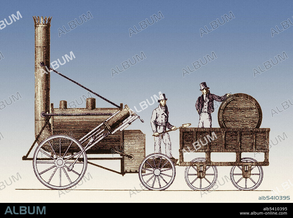 Stephenson, 'Rocket' Steam Locomotive, 1829