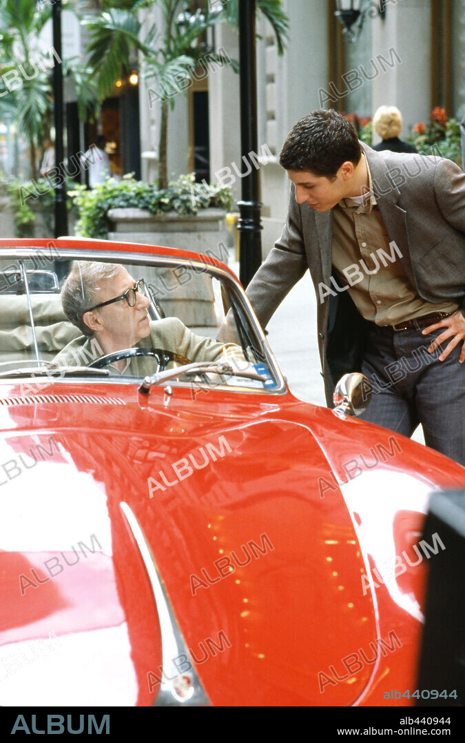 JASON BIGGS y WOODY ALLEN en TODO LO DEMÁS, 2003 (ANYTHING ELSE), dirigida por WOODY ALLEN. Copyright DREAMWORKS / ARONOWITZ, MYLES.