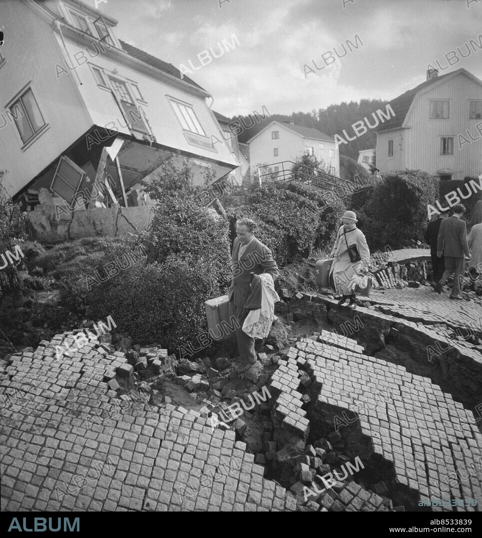 Surte - 1950 - Surteraset *** Local Caption *** GP sep1950_4936. EINAR NIKLASSON.