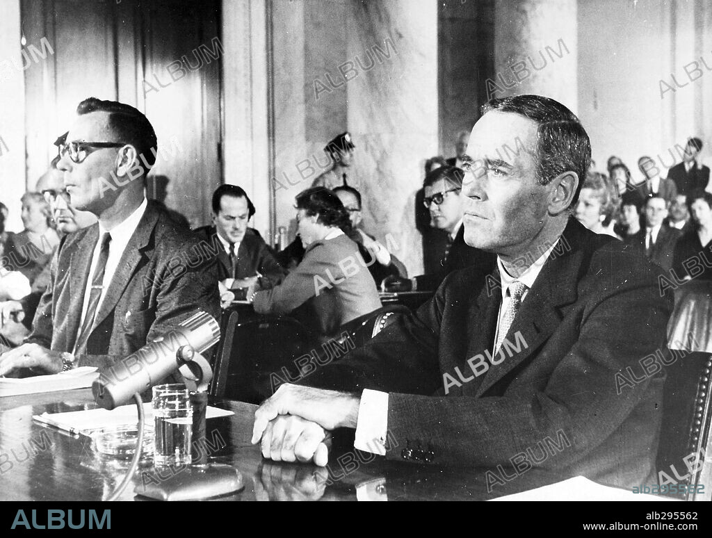 HENRY FONDA en TEMPESTAD SOBRE WASHINGTON, 1962 (ADVISE AND CONSENT), dirigida por OTTO PREMINGER. Copyright COLUMBIA PICTURES.
