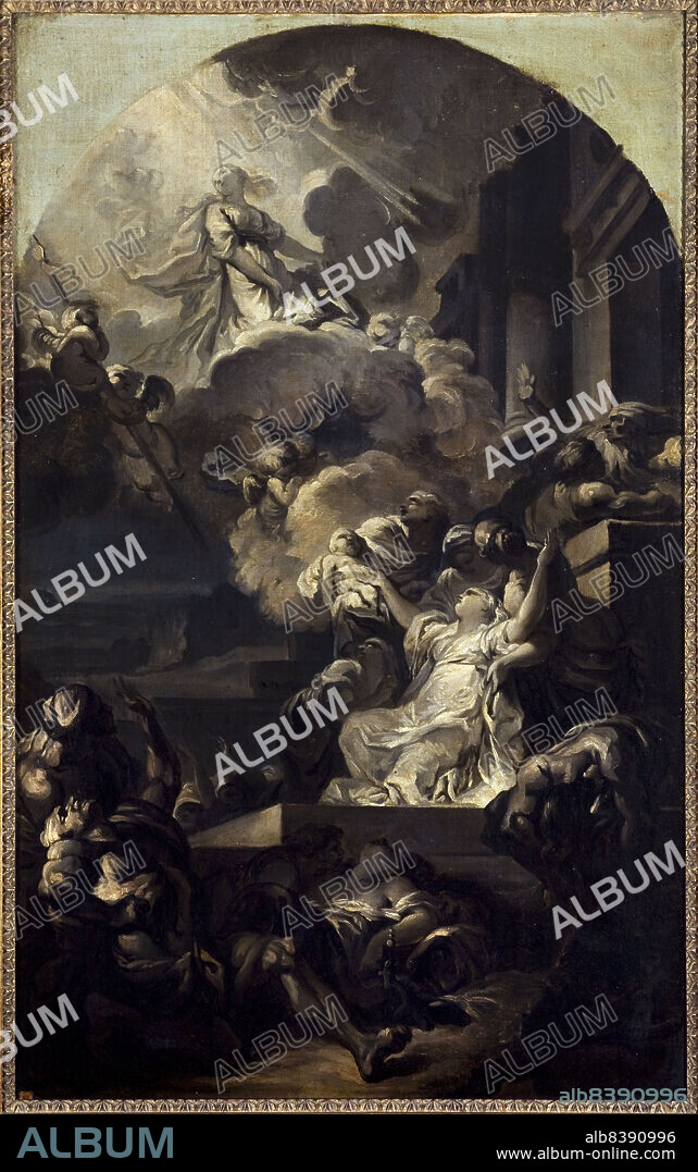 GABRIEL FRANCOIS DOYEN. Le Miracle des Ardents, c1767.