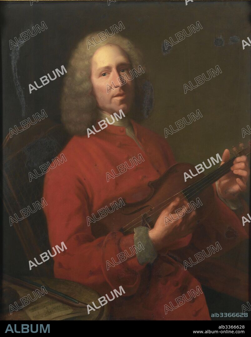 JACQUES-ANDRè JOSEPH AVED. Portrait of the composer Jean-Philippe Rameau (1683-1764).