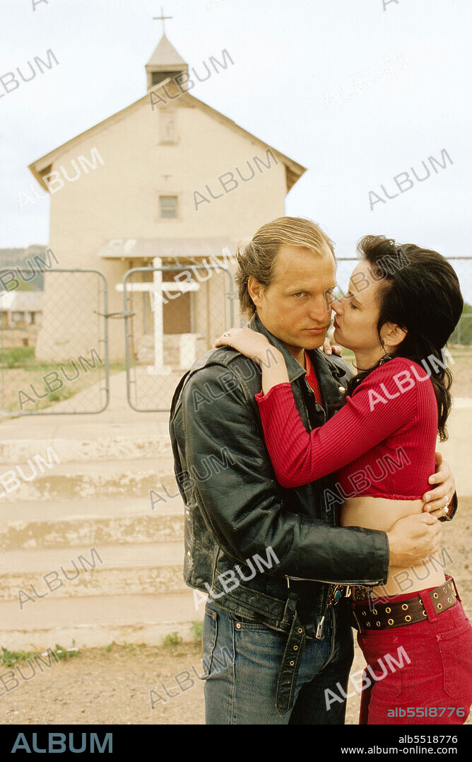JULIETTE LEWIS y WOODY HARRELSON en ASESINOS NATOS, 1994 (NATURAL BORN KILLERS), dirigida por OLIVER STONE. Copyright CANAL +/REGENCY/ALCOR.