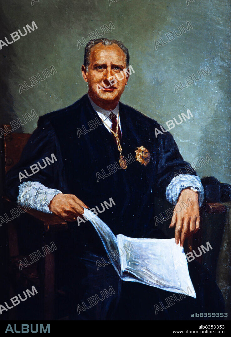 JOSEP MARÍA VIDAL QUADRAS. Luis Garcia Oliver / 'Retrato de Manuel Abós Agea', 1967. Ilustre Colegio de la Abogacía de Barcelona.