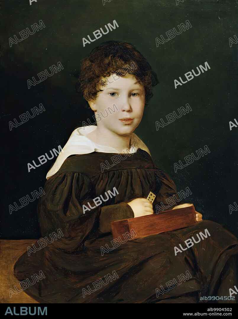 FERDINAND GEORG WALDMULLER. Heinrich Werner (1830 - 1861), the son of the couple Johann and Magdalena Werner, 1835.