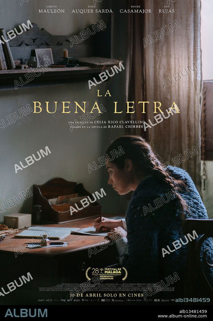 Poster de LA BUENA LETRA, 2025, dirigida por CELIA RICO CLAVELLINO. Copyright Mod Producciones / Misent Producciones / Arcadia Motion Pictures.