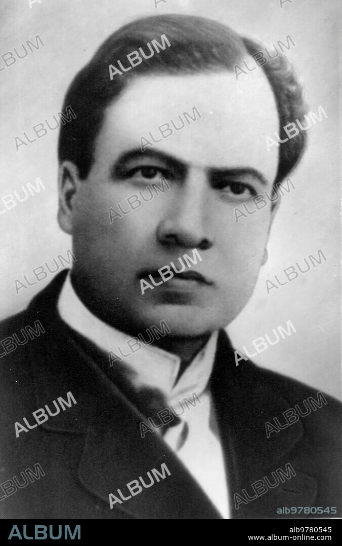 1890. Portrait of Ruben Darío.