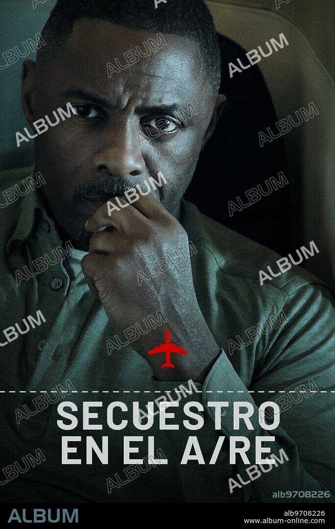 IDRIS ELBA en SECUESTRO EN EL AIRE, 2023 (HIJACK), dirigida por JIM FIELD SMITH. Copyright 60Forty Films / Green Door Pictures.