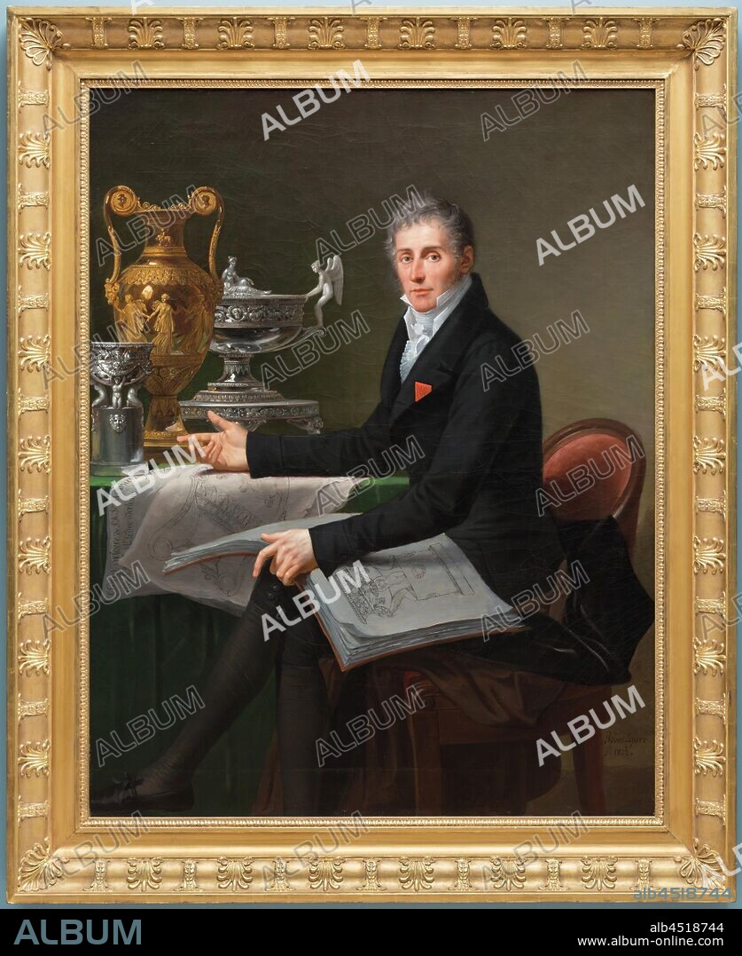 Robert Jacques François Lefèvre, French, 1755-1830, Jean-Baptiste-Claude Odiot, 1822, oil on canvas, Unframed: 62 × 49 1/4 inches (157.5 × 125.1 cm).