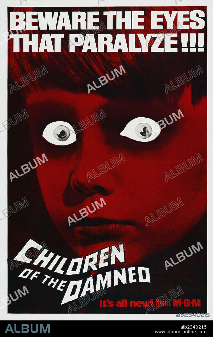 Poster of CHILDREN OF THE DAMNED, 1963, directed by ANTON LEADER. Copyright M.G.M BRITISH.