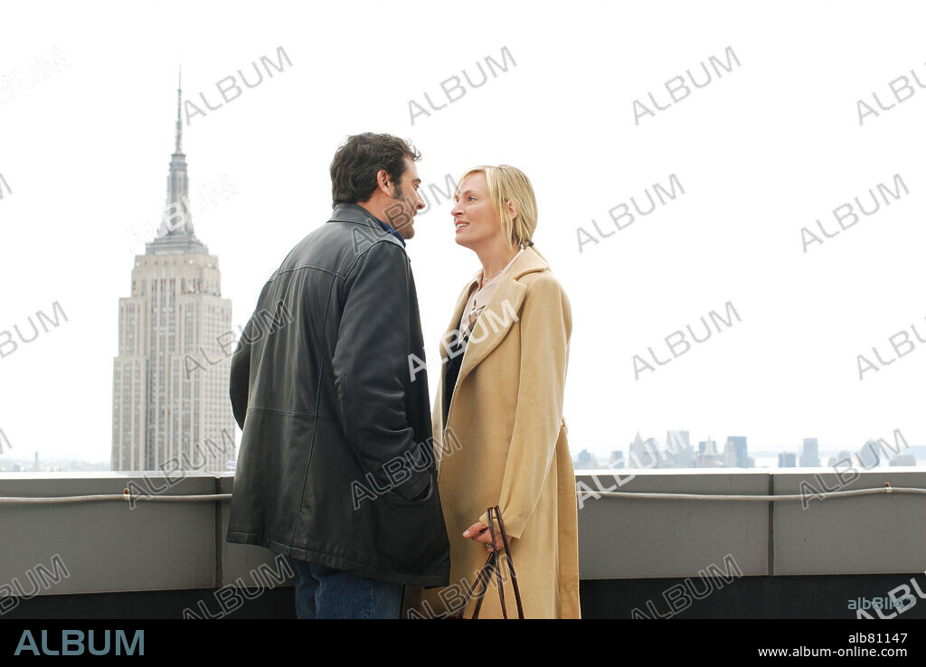 JEFFREY DEAN MORGAN and UMA THURMAN in THE ACCIDENTAL HUSBAND, 2008, directed by GRIFFIN DUNNE. Copyright BLUMBHOUSE PRODUCTIONS/TEAM TODD/YARI FILM GROUP (YFG).