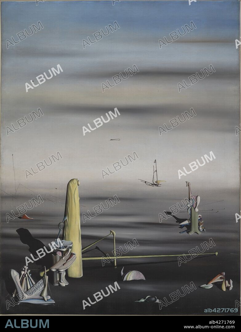 YVES TANGUY. The Sun in Its Jewel Case (Le Soleil dans son écrin).