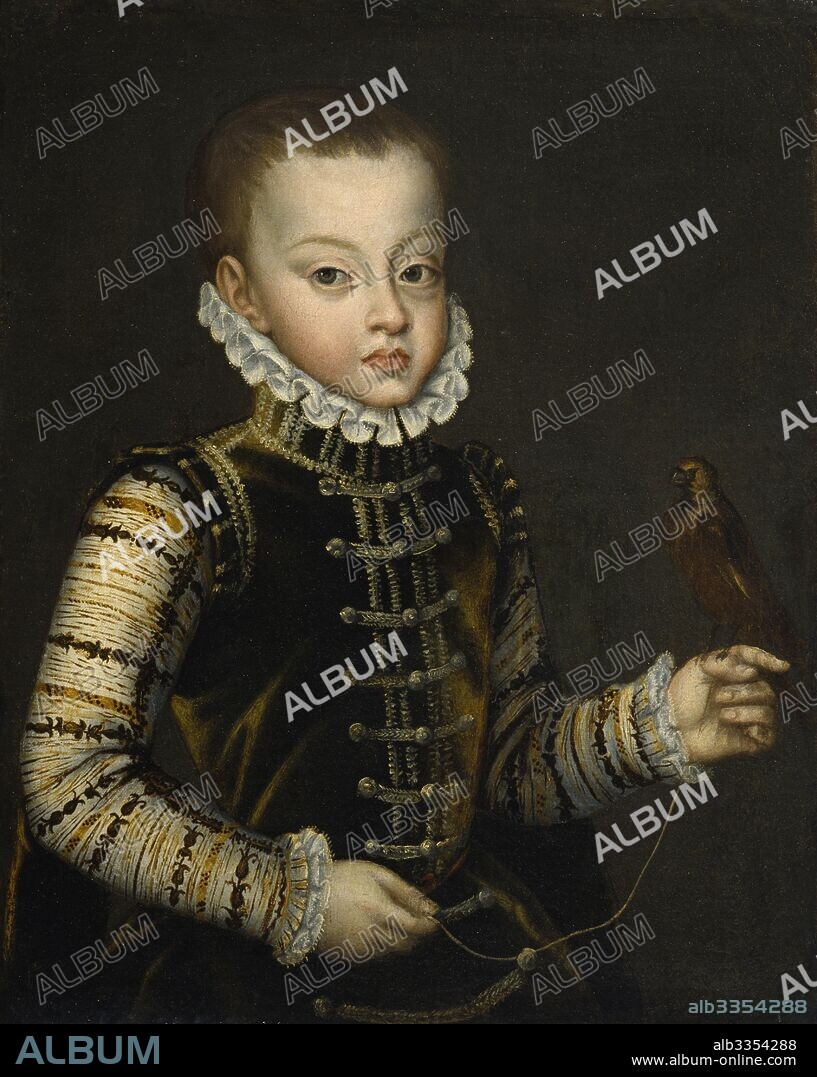 ALONSO SANCHEZ COELLO. Portrait of Infante Ferdinand of Spain (1571-1577).