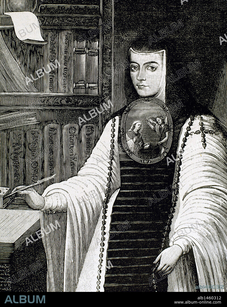 Sor Juana Ines de la Cruz (1648/1651-1695). Mexican writer.