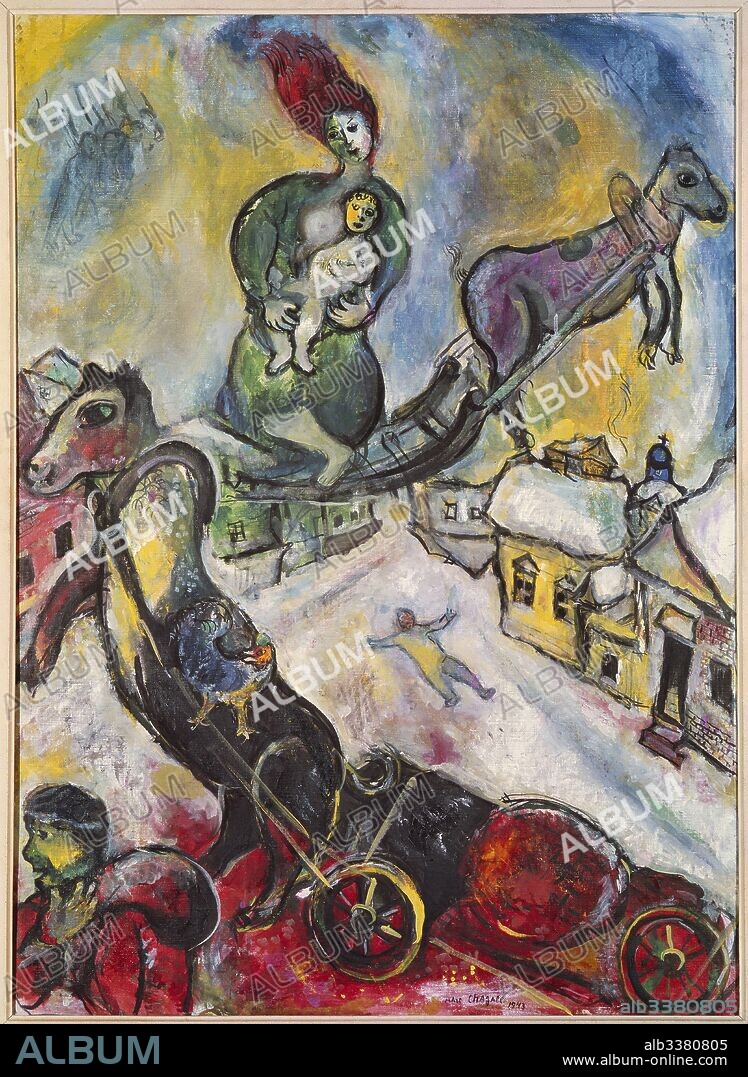 MARC CHAGALL. The War.