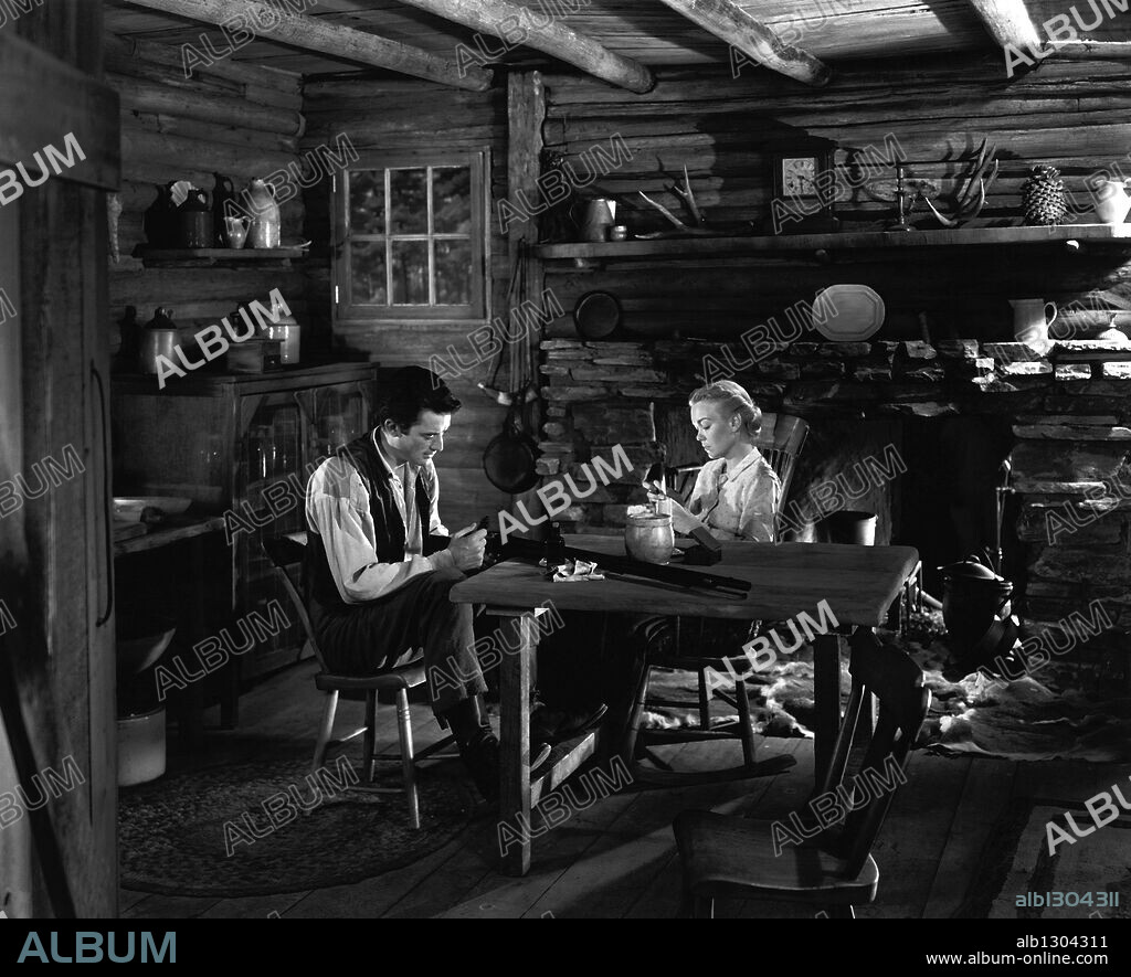 GREGORY PECK y JANE WYMAN en EL DESPERTAR, 1946 (THE YEARLING), dirigida por CLARENCE BROWN. Copyright M.G.M.