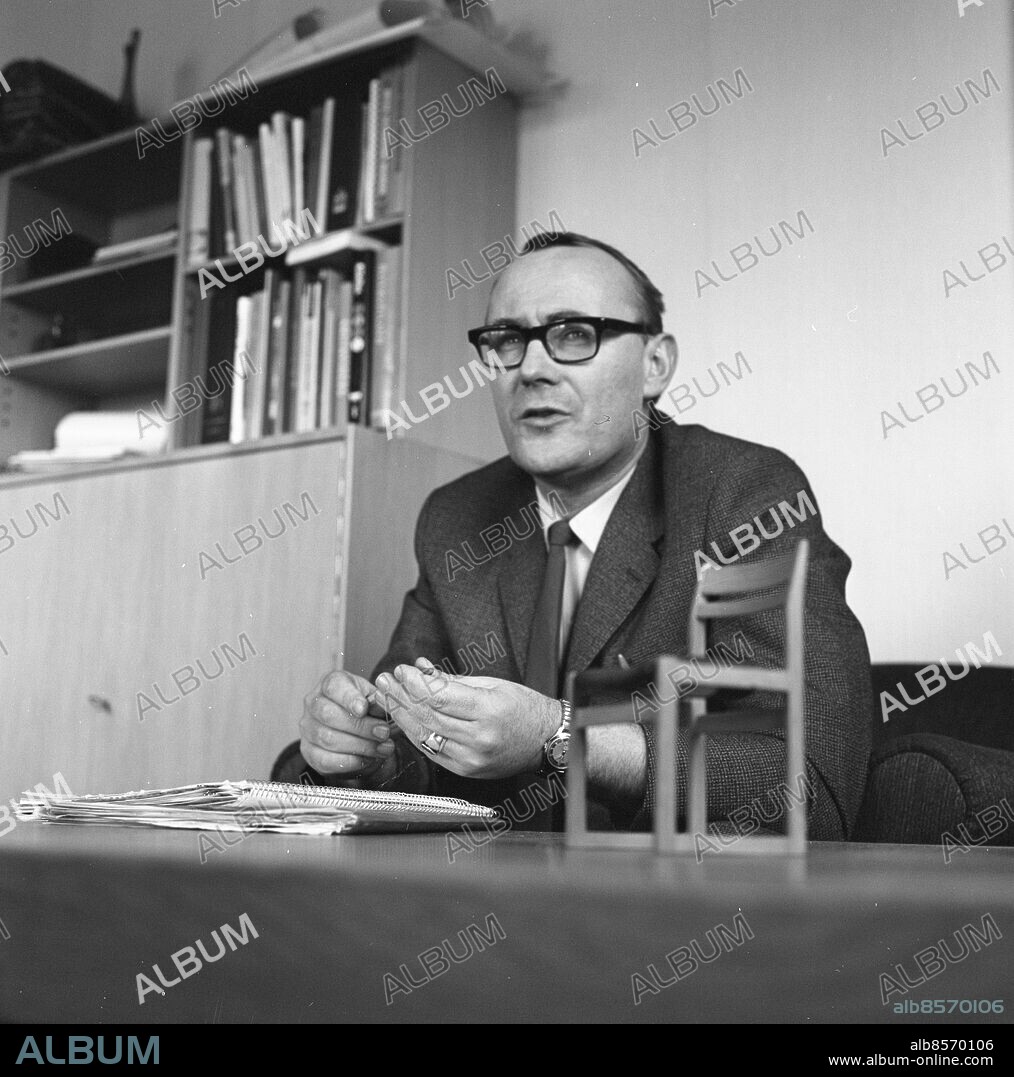 Okänd plats - troligen i Älmhult - Småland - 1966-01-17 - IKEA-chefen Ingvar Kamprad *** Local Caption *** GT Thure Christiansson. KAMERAREPORTAGE.
