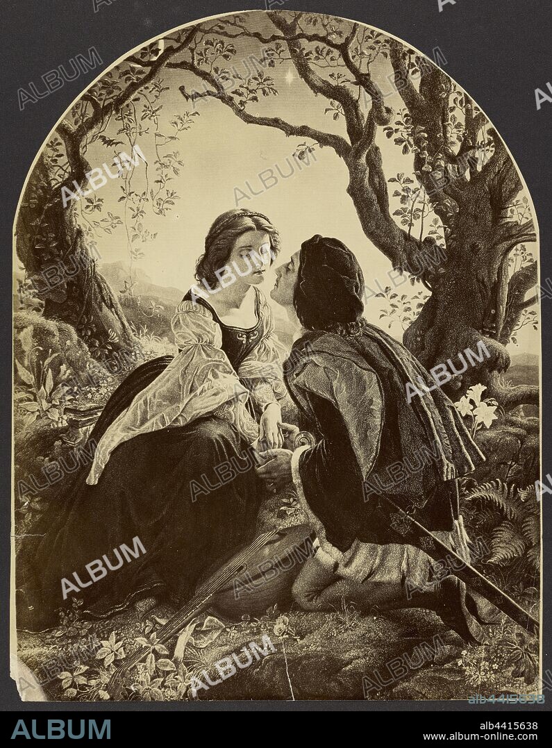 Hesperus, the Evening Star, Sacred to Lovers, 1855 by Sir Joseph Noel Paton, Unknown, about 1870 - 1890, Albumen silver print, 27.9 × 21.5 cm (11 × 8 7/16 in.).